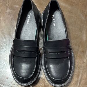 Torrid Black Slip-On Loafers